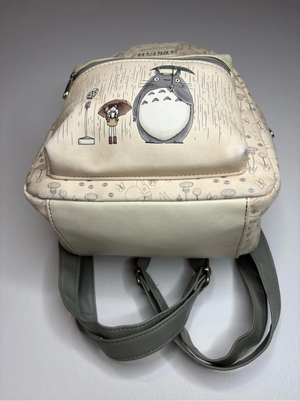 My Neighbor Totoro Loungefly Mini Backpack Cream Gray Her Universe
